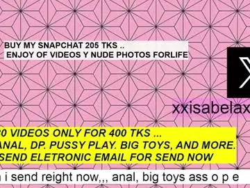 Chaturbate Watch Live Sex Cams of xxisabelaxxx