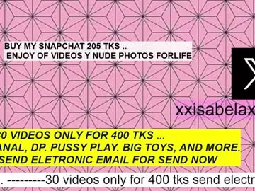 Chaturbate Live Sex Cam of xxisabelaxxx