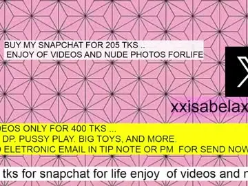 Chaturbate Sex Chat of xxisabelaxxx
