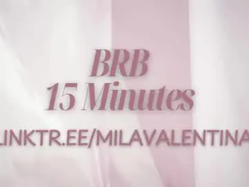 Chaturbate Sex Chat of milavalentinax