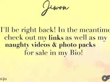 Chaturbate Best live sex cam show of jiwon4u