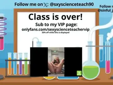 Chaturbate Private Sex Chat of sexyscienceteacher90