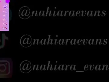 Chaturbate Sex Cam of nahiara_evans_