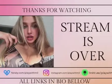 Chaturbate Live Porn of playwithmil