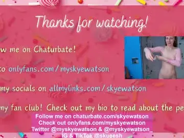 Chaturbate Adult Webcams of skyewatson