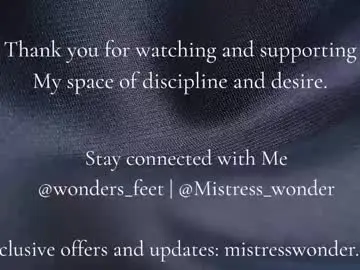 Chaturbate Live Sex Cam of wonders_feet