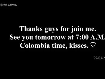 Chaturbate Nude Webcam of joss_caprice