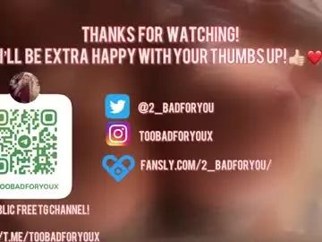 Chaturbate Adult Webcam of 2badforyou