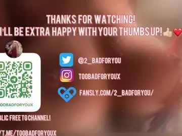 Chaturbate Adult Webcams of 2badforyou