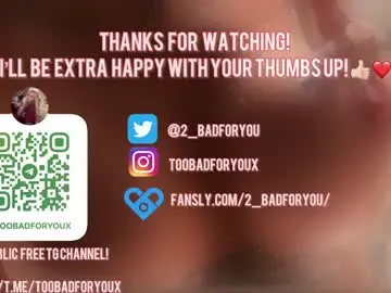 Chaturbate Sex Chat of 2badforyou