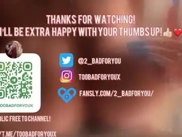 Chaturbate Private Sex Chat of 2badforyou