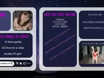 Chaturbate Live Sex of foxy_gamer