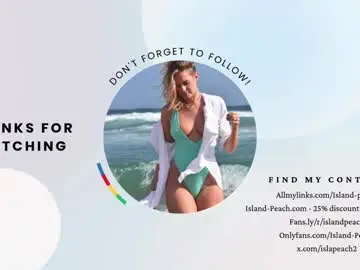 Chaturbate Sex Chat of island_peach