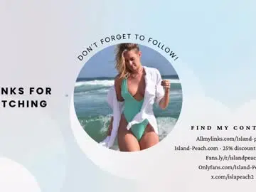 Chaturbate Live Sex of island_peach