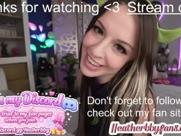 Chaturbate Best live sex cam show of heatherbby