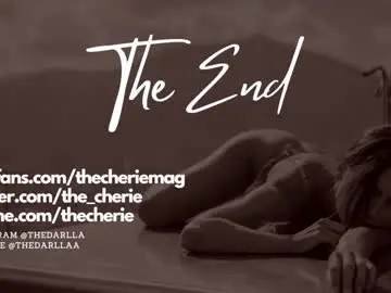 Chaturbate Best live sex cam show of thecherie