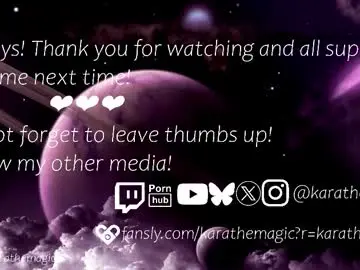 Chaturbate Best live sex cam show of karathemagic