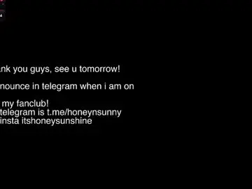 Chaturbate Private Sex Chat of honey_sunshine