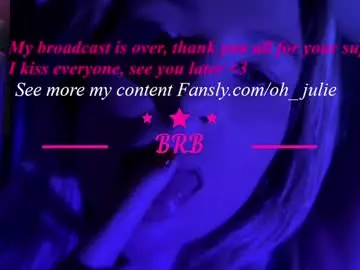 Chaturbate Sex Chat of oh_julie