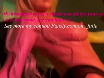 Chaturbate Private Sex Chat of oh_julie