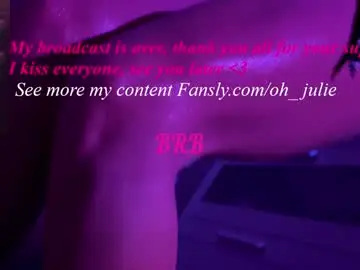 Chaturbate Sex Chat of oh_julie