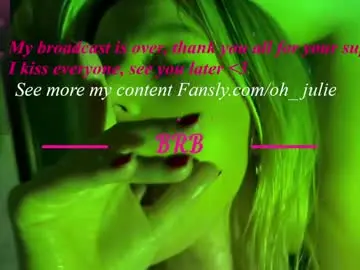 Chaturbate Nude Webcam of oh_julie