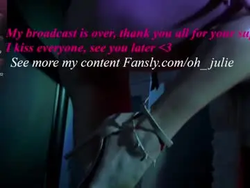 Chaturbate Adult Webcam of oh_julie