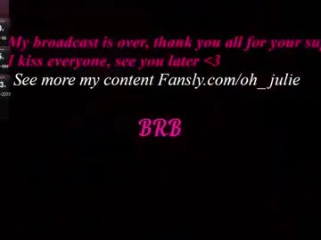 Chaturbate Live Sex of oh_julie