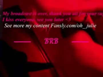 Chaturbate Best Webcam of oh_julie