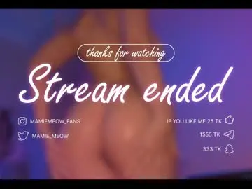 Chaturbate Adult Webcams of mamiemeow