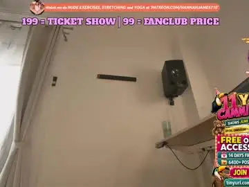 Chaturbate Live Sex of hannahjames710